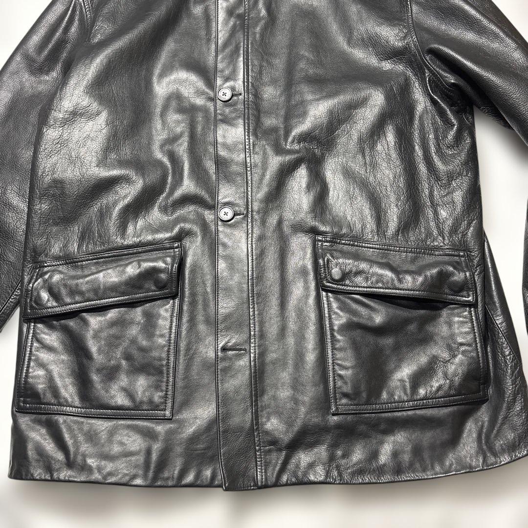 RALPH LAUREN カーコート　レザージャケット　xl チンスト