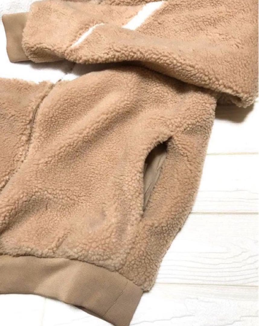 新品★ナイキボアジャケット ナイキブルゾン リバーシブル スウッシュ★XL