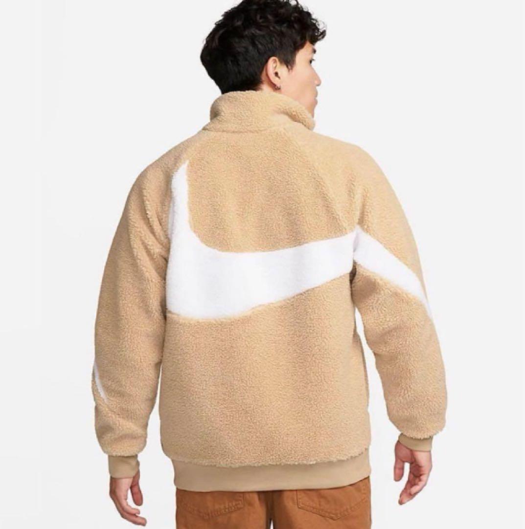 新品★ナイキボアジャケット ナイキブルゾン リバーシブル スウッシュ★XL