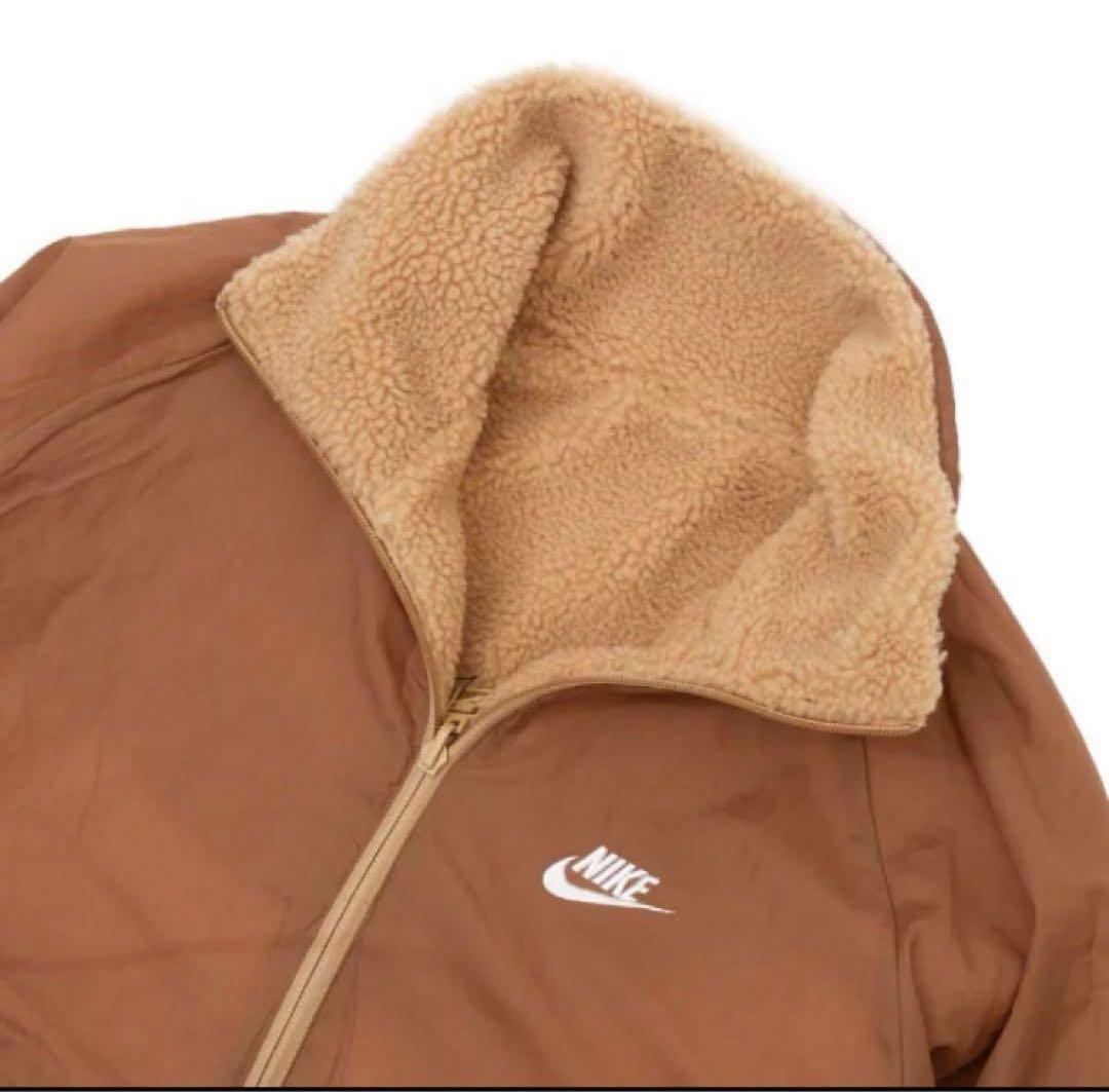 新品★ナイキボアジャケット ナイキブルゾン リバーシブル スウッシュ★XL