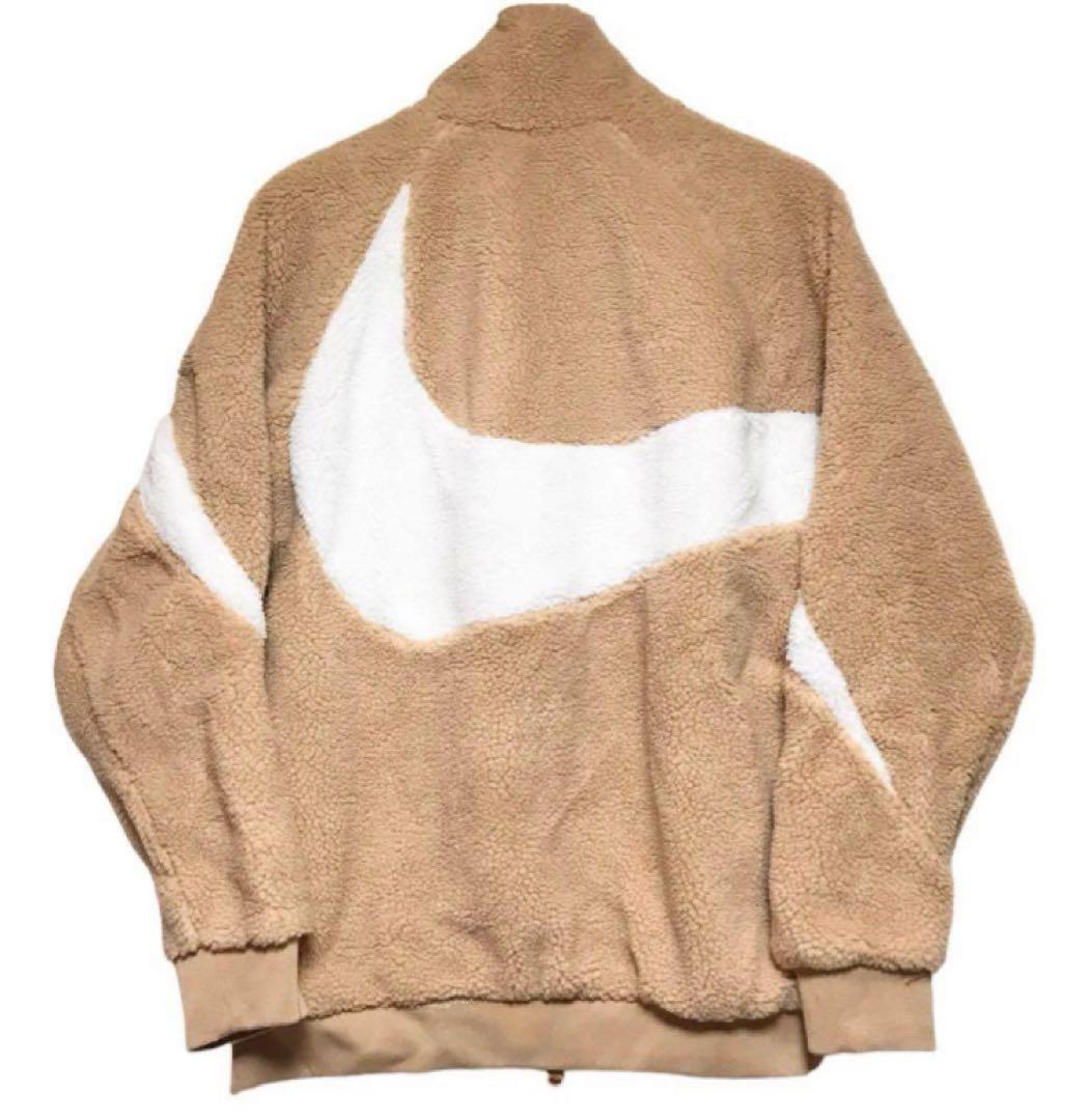 新品★ナイキボアジャケット ナイキブルゾン リバーシブル スウッシュ★XL