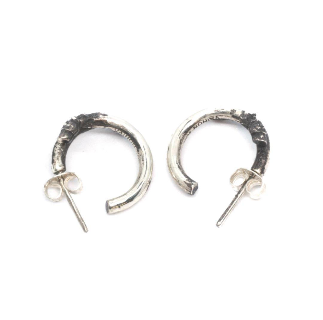 【VAINON】 Destroyed Half Hoop Pierce（両耳用）