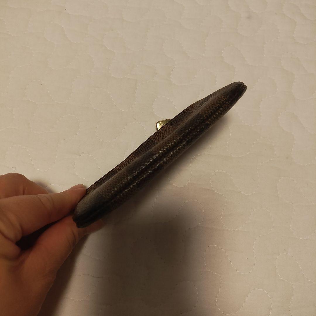 ダミエパターン ケース ブラウン