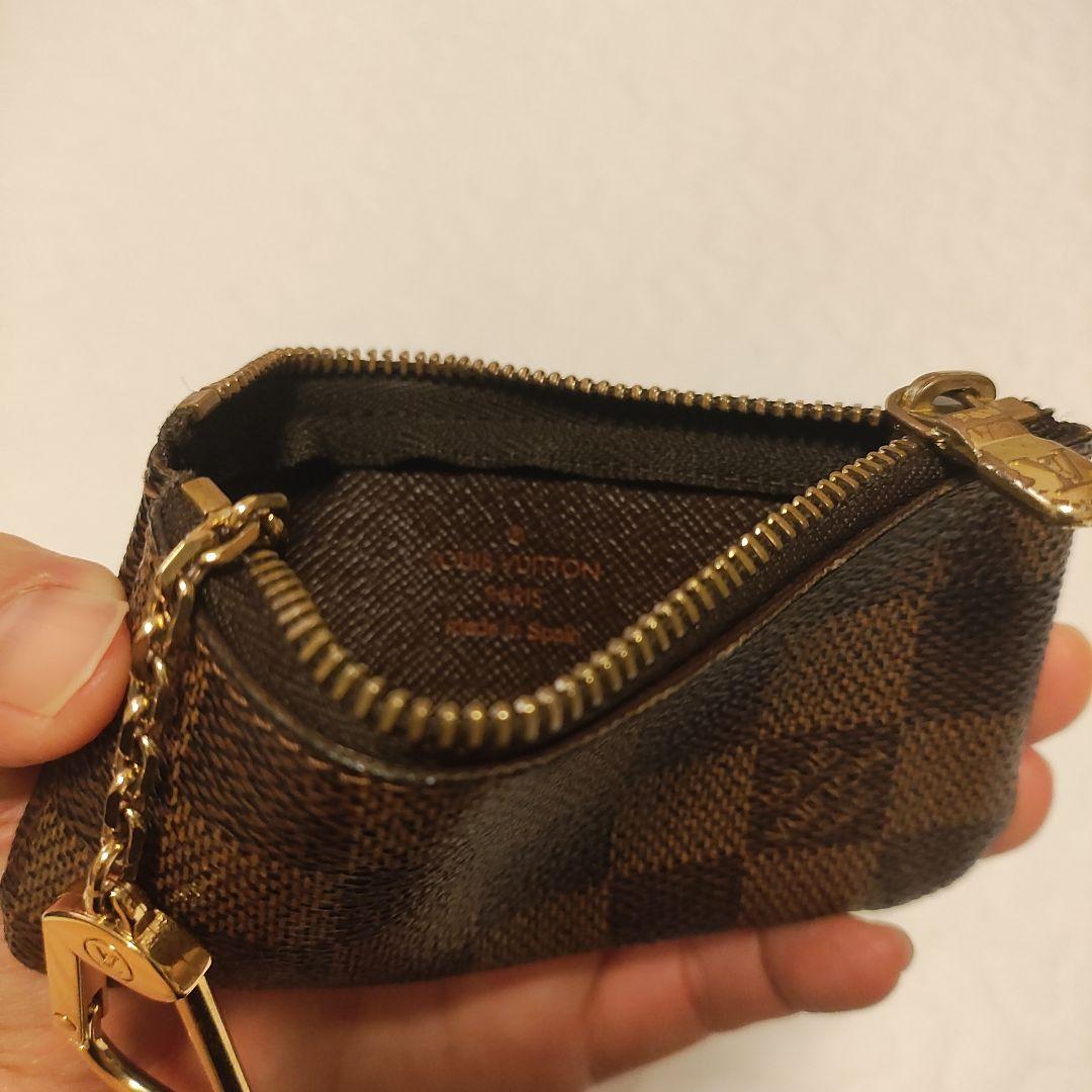 ダミエパターン ケース ブラウン