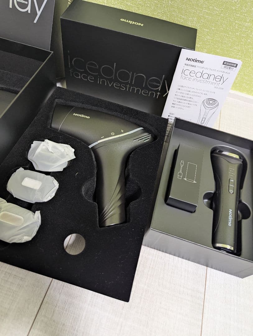 Nodtime icedanely 脱毛器。美顔器は新品です✨