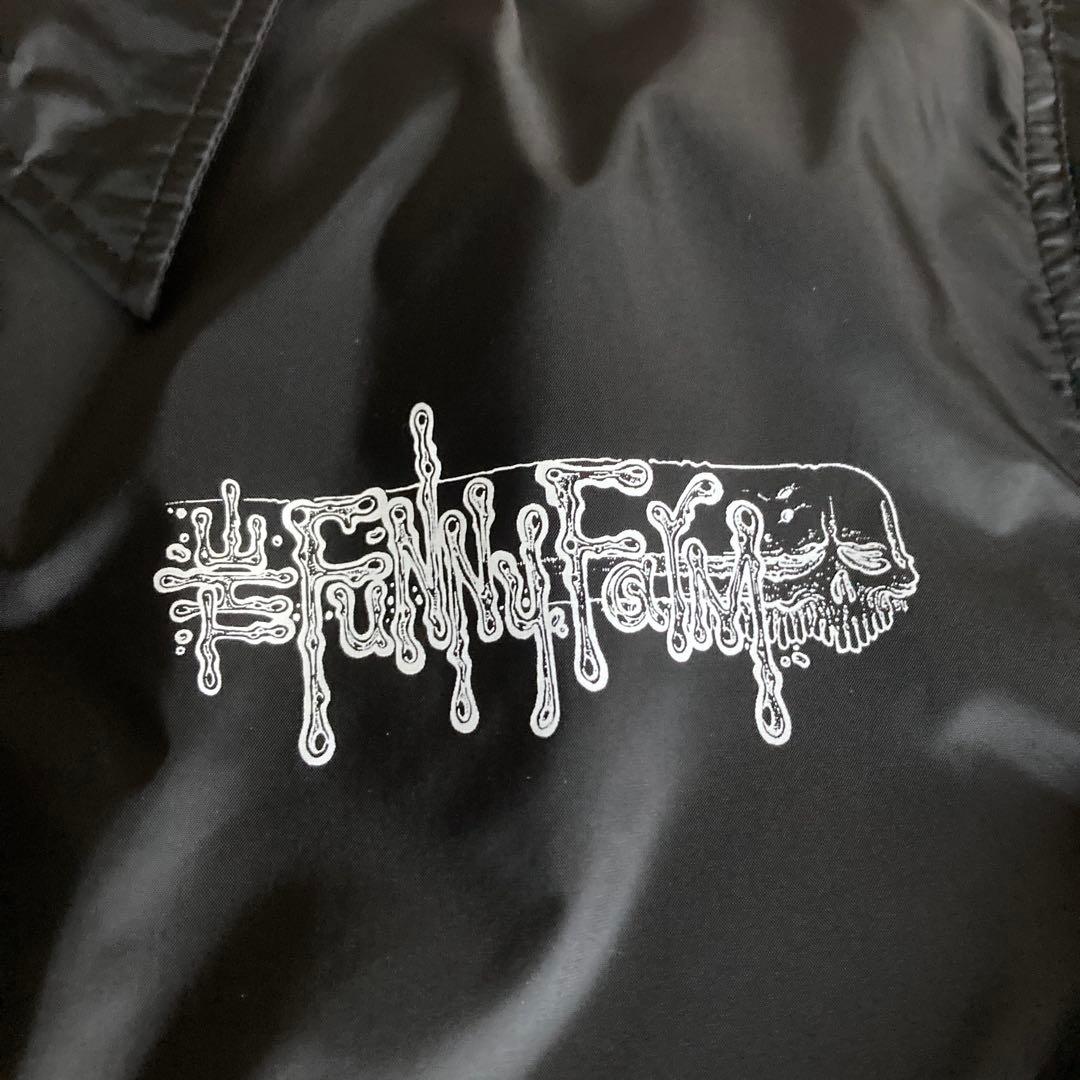 新品 FUNNY FARM ファニーファーム 四目ドクロ ボア コーチジャケット