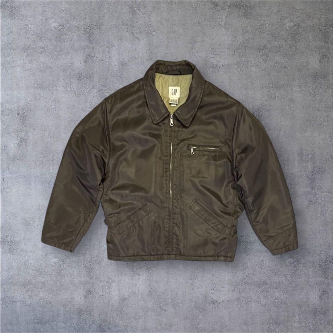 OLD GAP 旧タグ 裏地キルティング ナイロン ドリズラージャケット