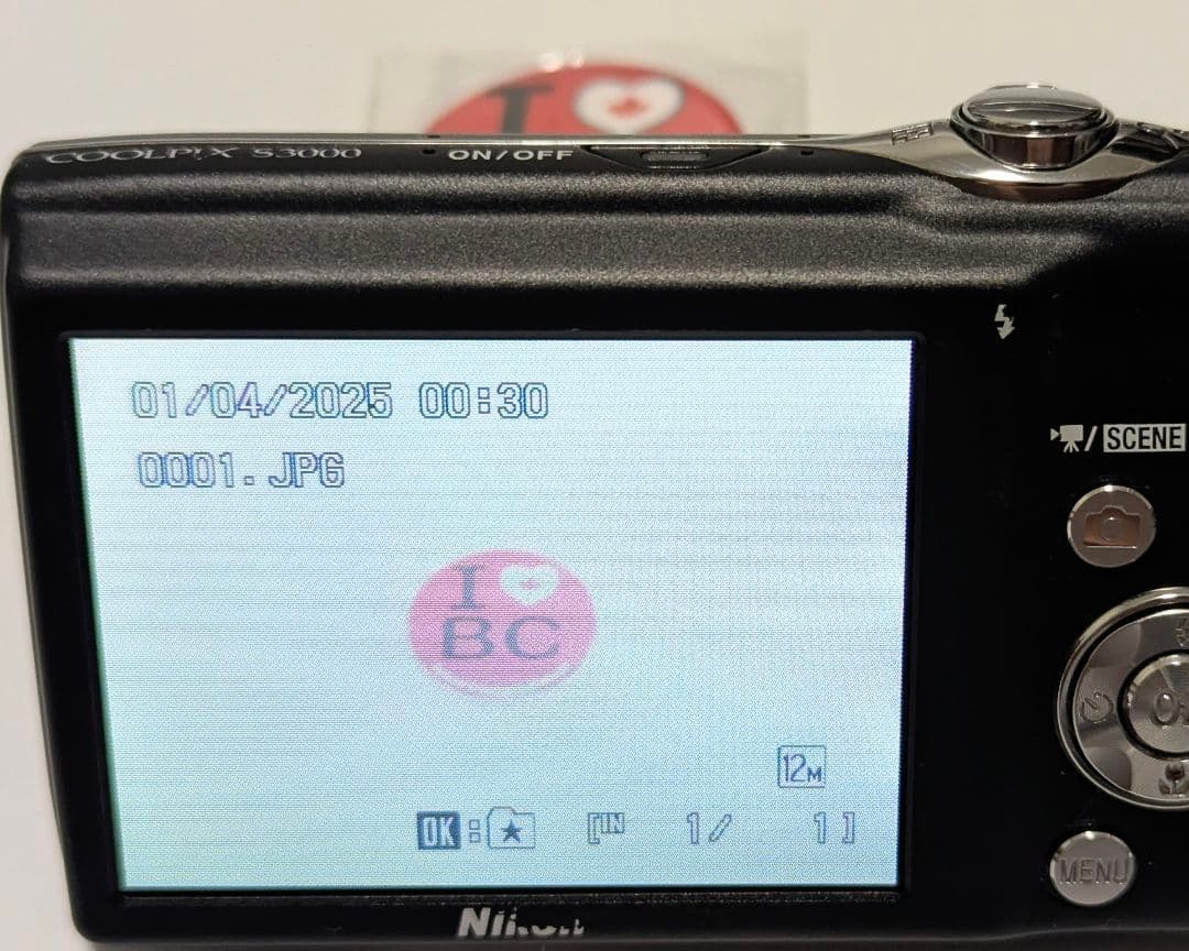 Nikon COOLPIX S3000 デジタルカメラ ブラック 動作品