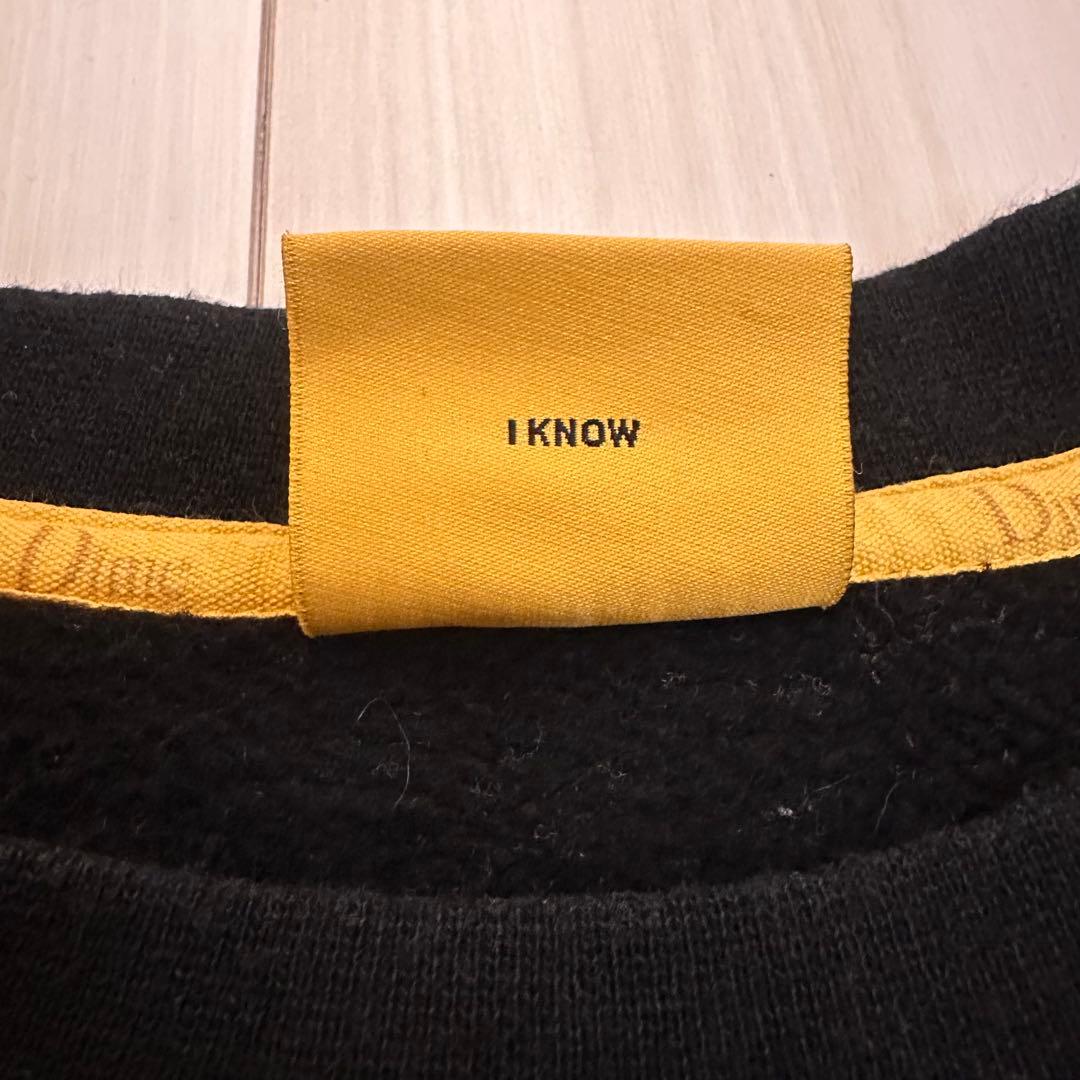 Dime ブラック エンボスロゴ スウェット XL