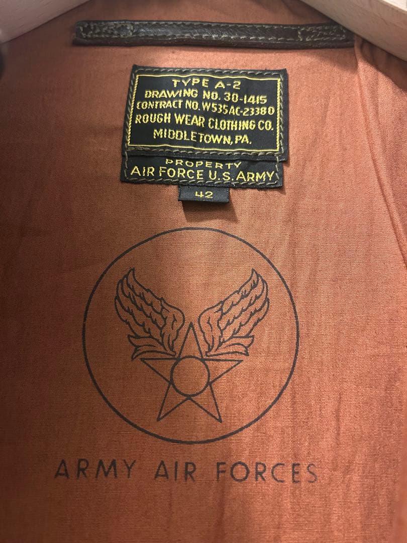 TOYS McCOY A-2 レザージャケット 42