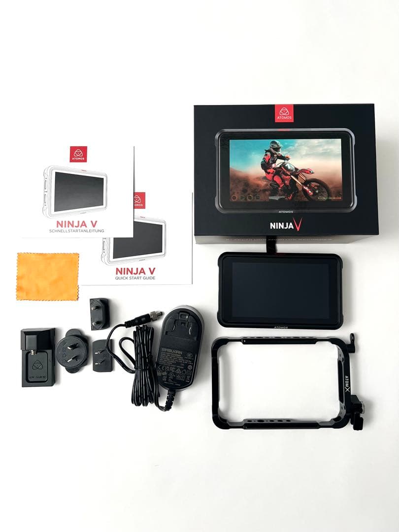 ATOMOS NINJA V SSD500GB/専用ケージ カメラ外部モニター