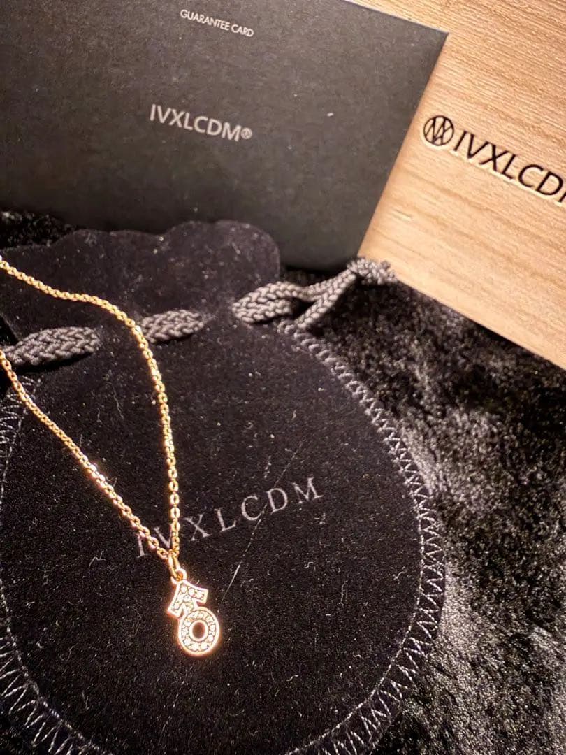 定価7万 IVXLCDM K10 パヴェダイヤモンド ペンダント ネックレス