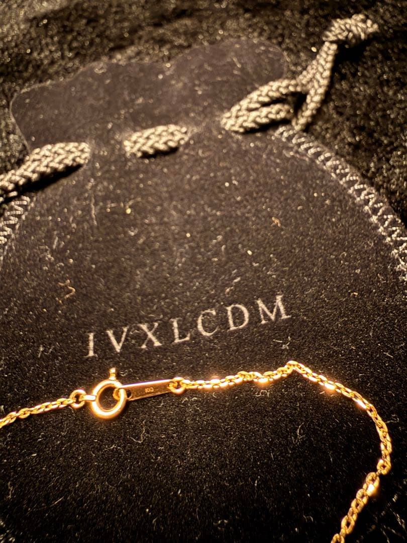 定価7万 IVXLCDM K10 パヴェダイヤモンド ペンダント ネックレス