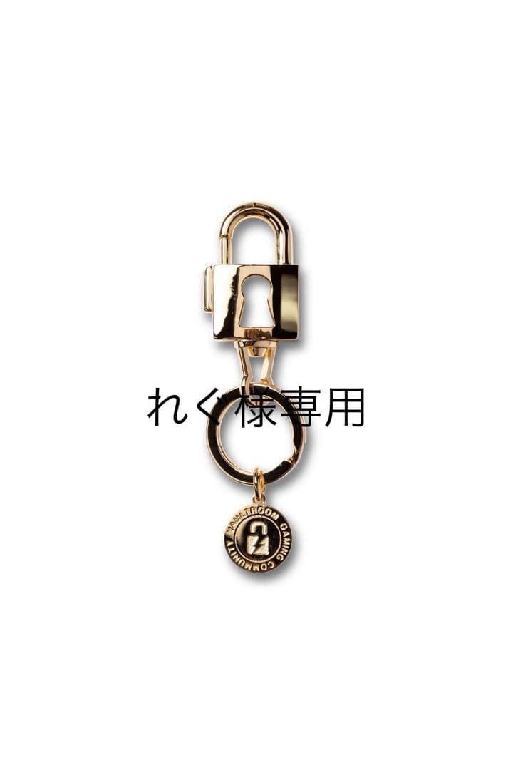 小物 PADLOCK KEY HANGER / GOLD