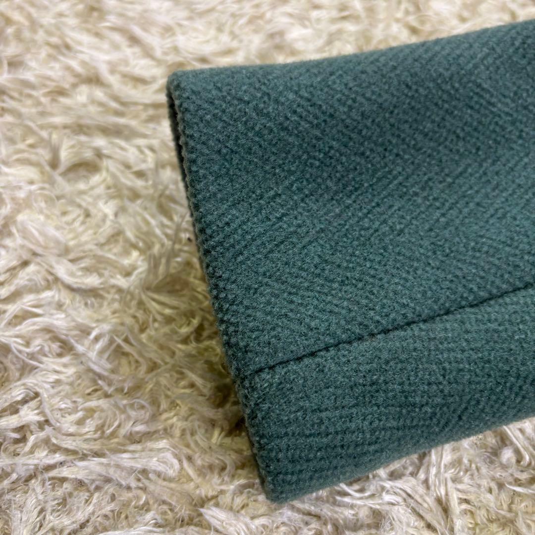 希少カラー　バーバリーロンドン　イギリス製　ウール　トグル　ダッフルコート