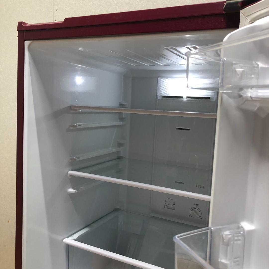 アクア 冷蔵庫 AQR-18H(W) 2019年式 レッド 250528-