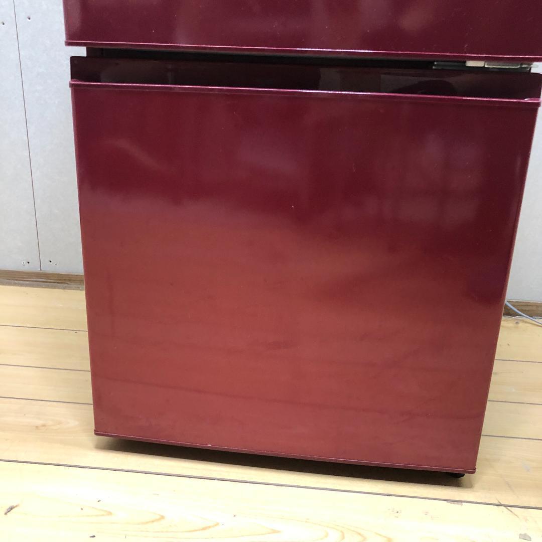 アクア 冷蔵庫 AQR-18H(W) 2019年式 レッド 250528-