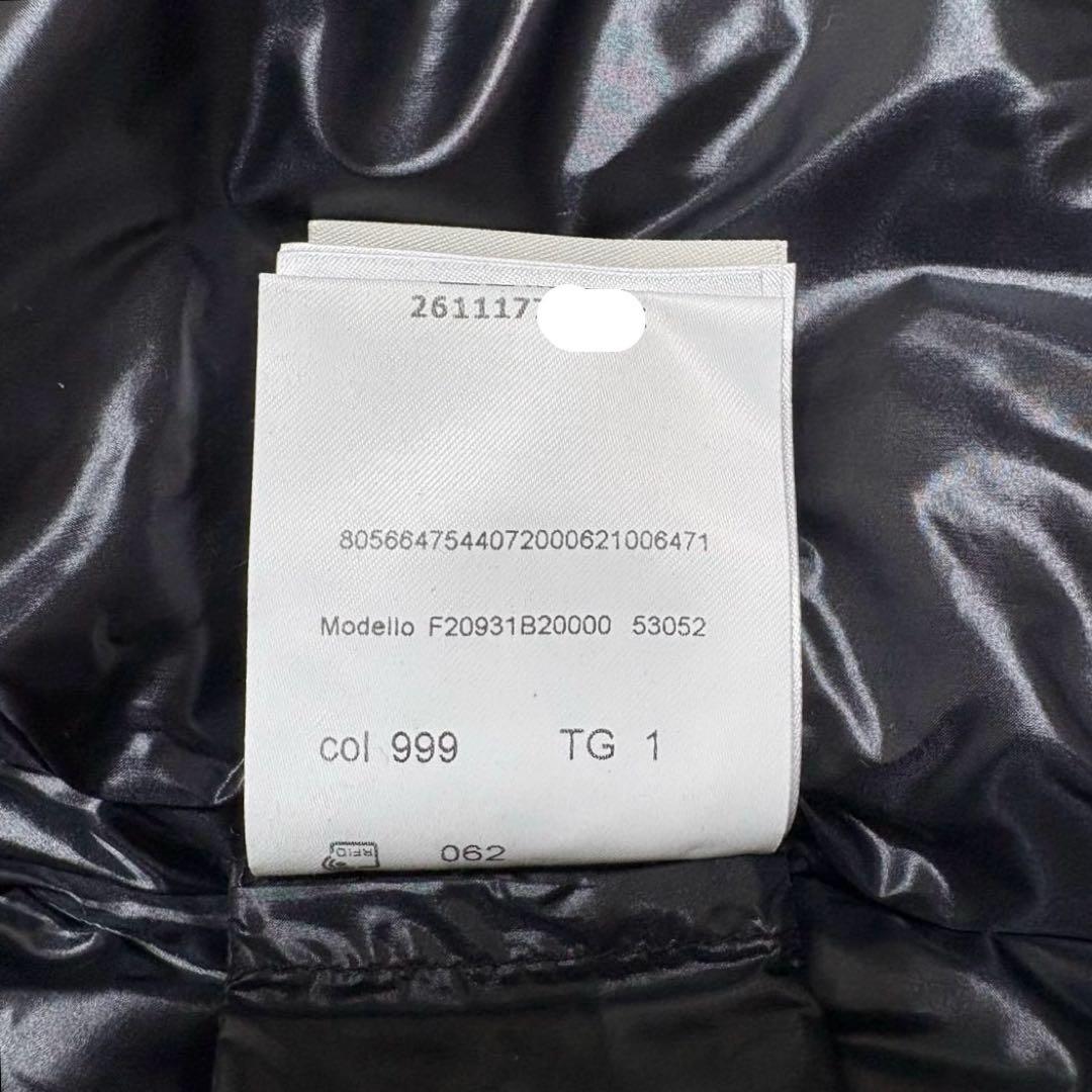 【新品同様】モンクレールSUYEN 超軽量ダウンコート ブラック サイズ1