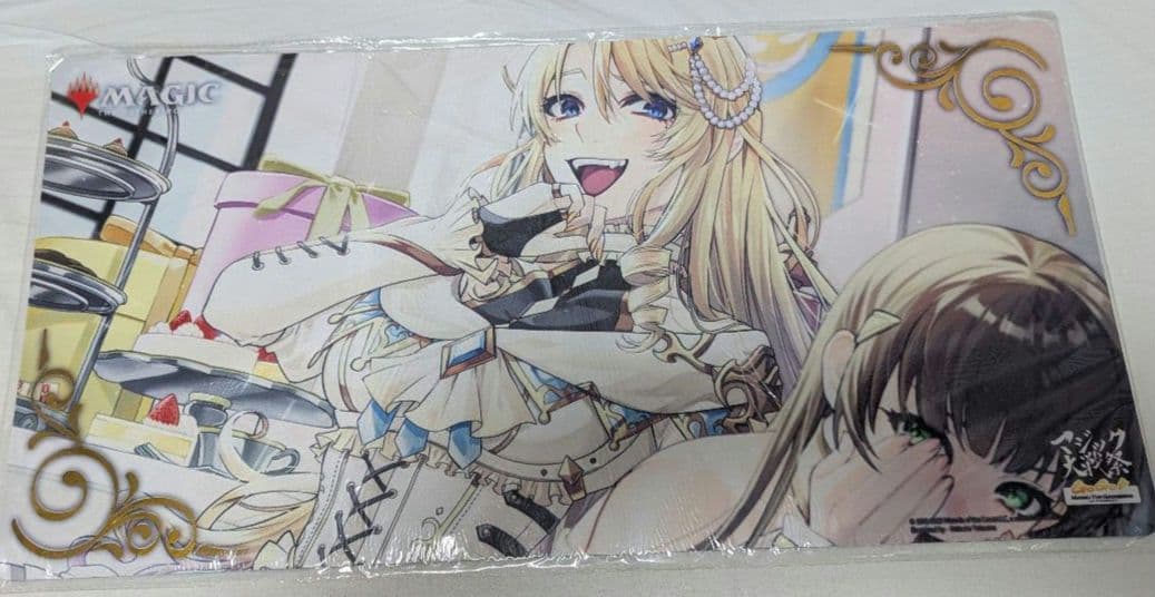 息詰まる徴税　箔押し　プレイマット　mtg 上位賞　マジック大戦祭