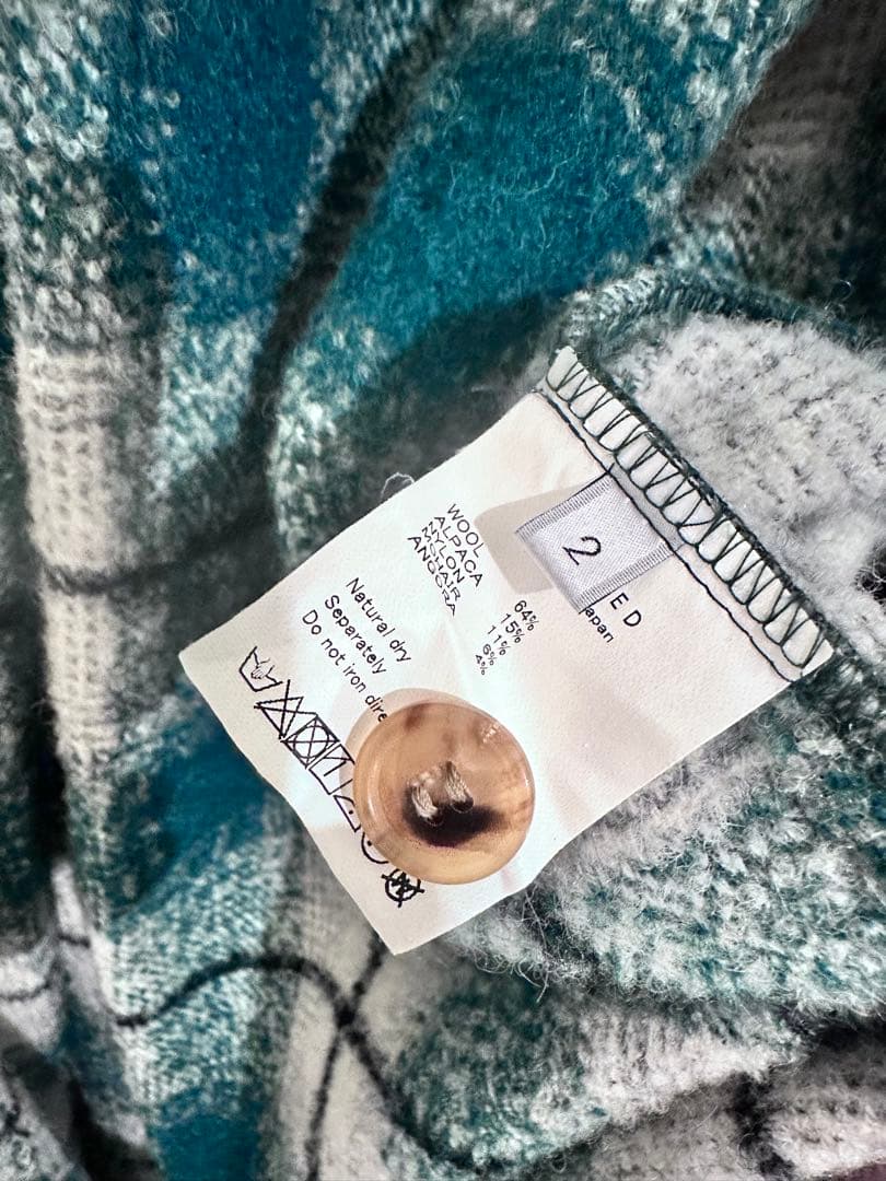 unusedチェックガウン　サイズ2 アンユーズド