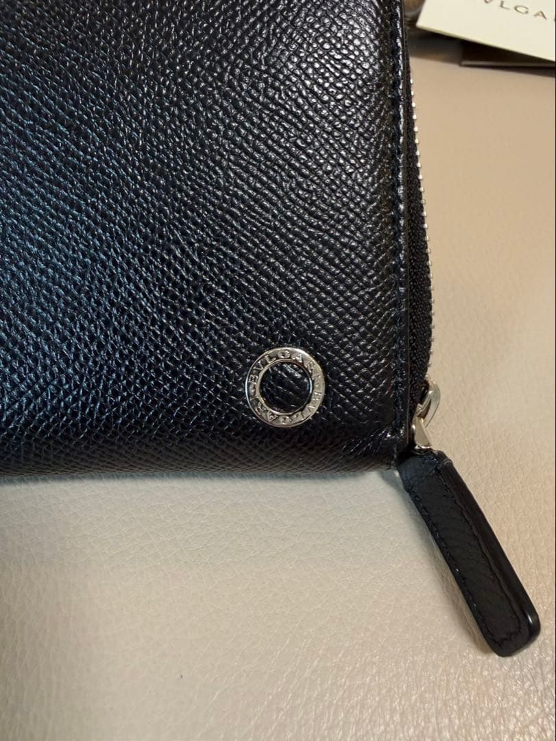 美品　Bulgari Bulgari Man ブルガリ 長財布