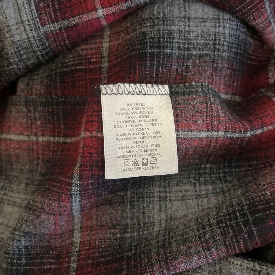L*a様 -PENDLETON- open collar wool check
