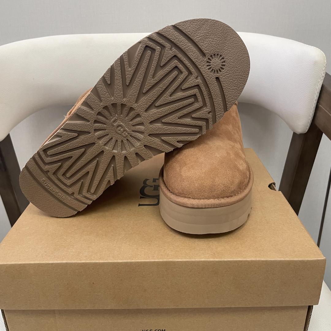 UGG クラシック ウルトラ ミニ プラットフォーム 3cm厚底ブーツ 23cm