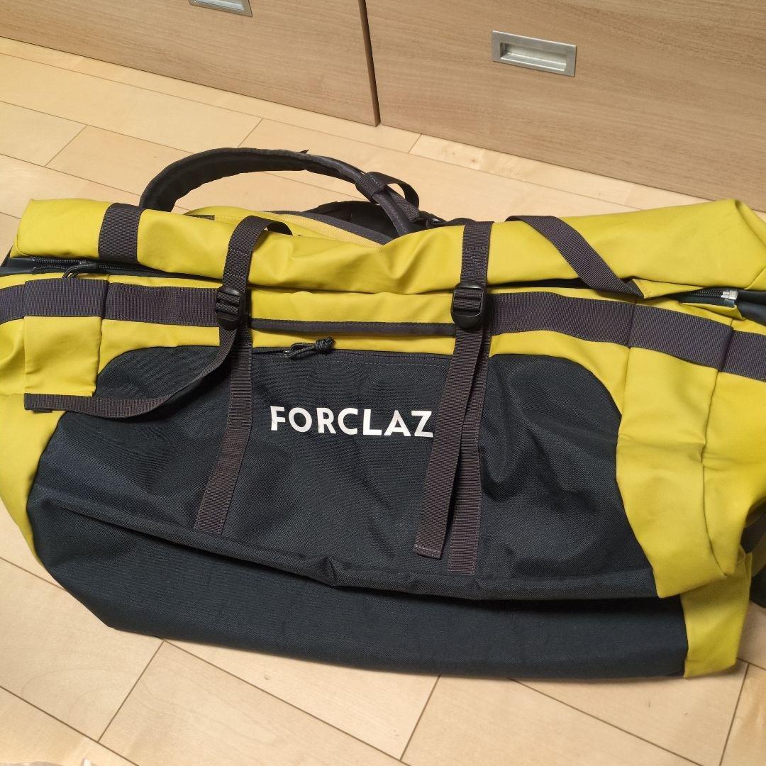 【uesama】デカトロン FORCLAZ リュック 80L-120L イエロー