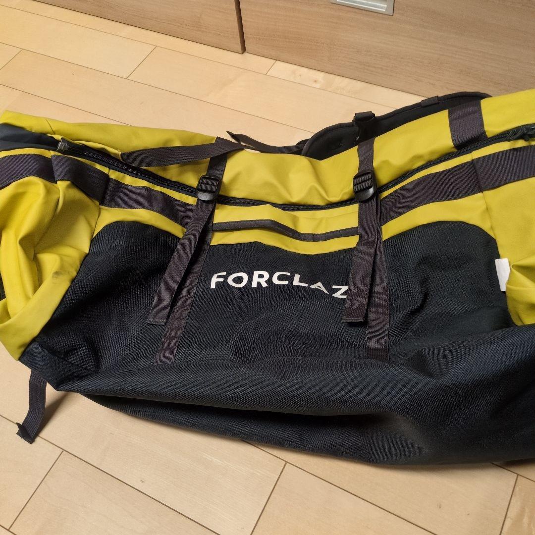 【uesama】デカトロン FORCLAZ リュック 80L-120L イエロー
