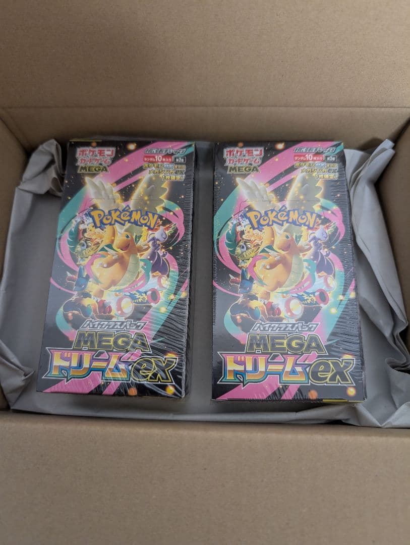ポケモンカードMEGAドリーム ex 2BOX 【シュリンク付き】新品 未開封