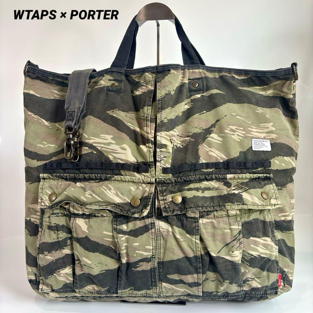 ダブルタップス ポーター タンカー 2WAY トートバッグ ヘルメット カモフラ