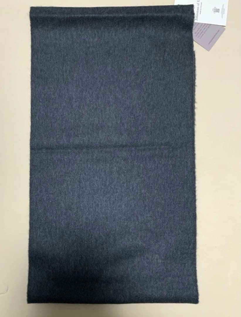 Johnstons of Elgin　無地マフラー