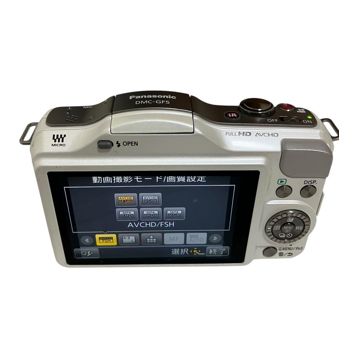 パナソニック　LUMIX　DMC-GF5 レンズセット　コンデジ　バッテリー2個