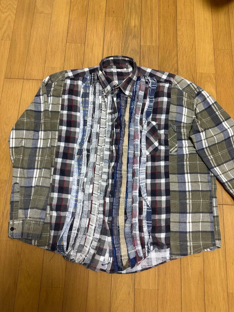 Rebuild by needles リメイク ネルシャツ