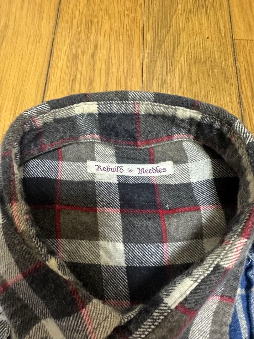 Rebuild by needles リメイク ネルシャツ