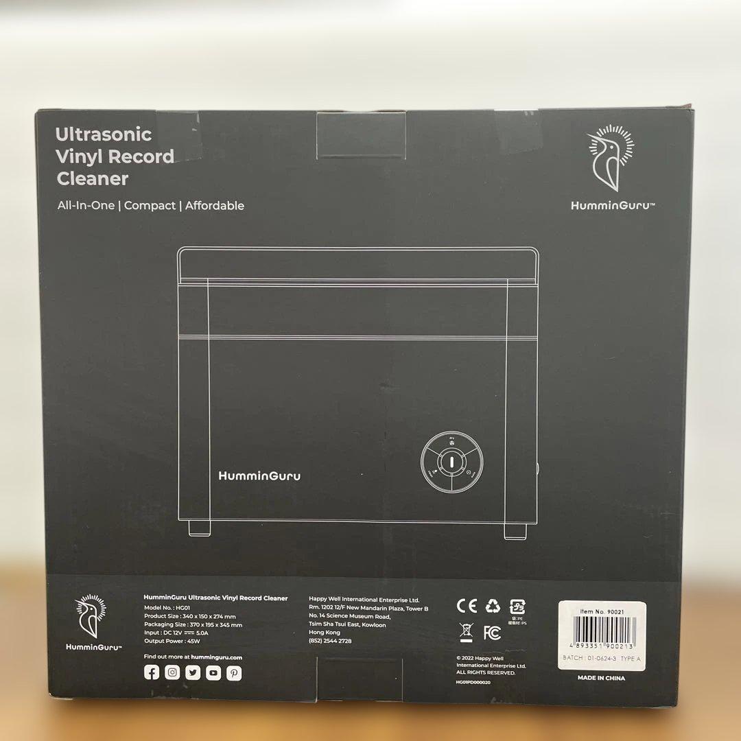 11156 超音波レコードクリーナー HumminGuru HG-01