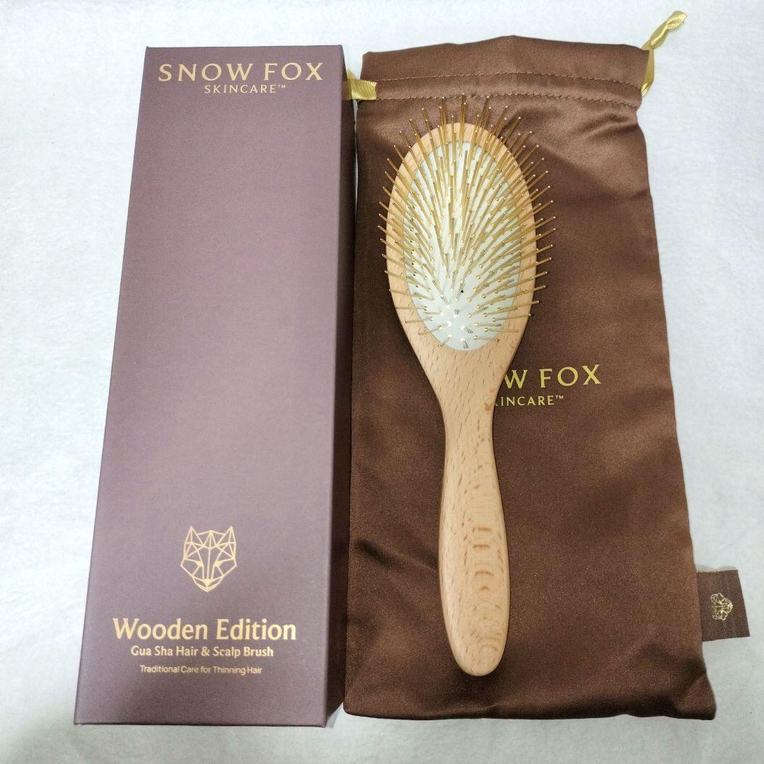 あ*る様  FOX プレミアム FOX カッサ ウッド ヘアブラシ 木製