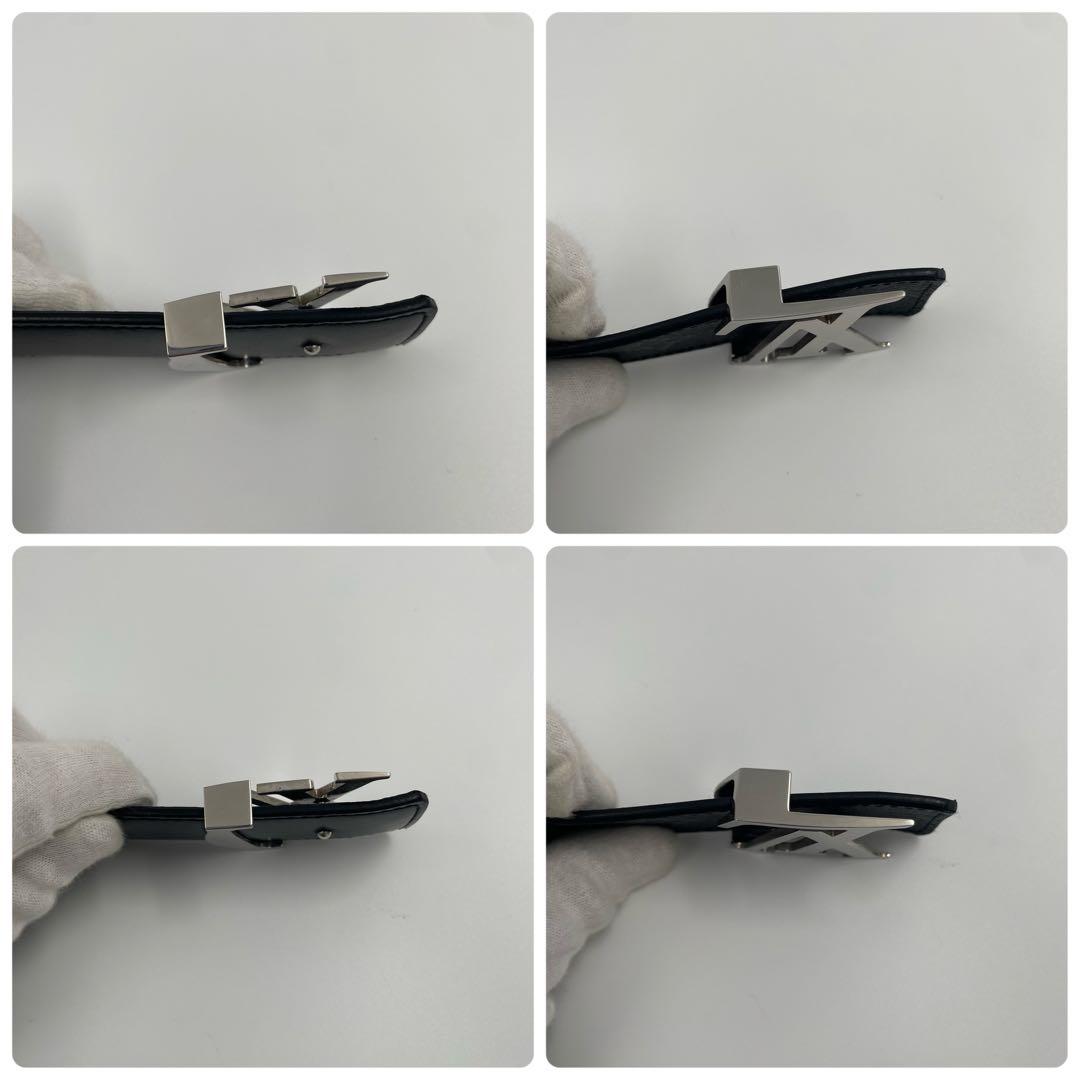 【✨美品】 ルイヴィトン ベルト サンチュール エクリプス LVイニシャル ロゴ