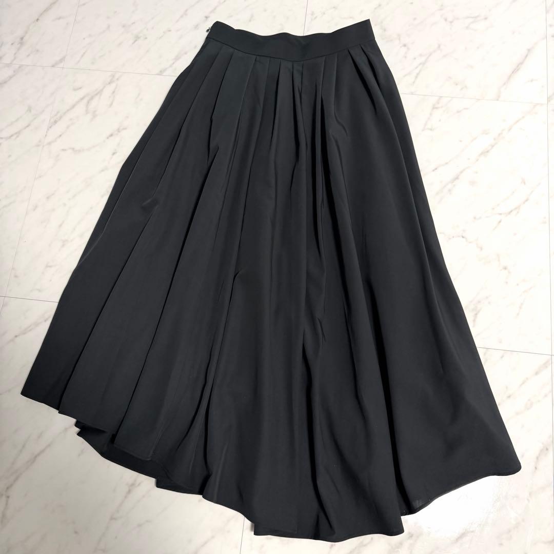 【新品タグ付き】2025AW✨️タイプライター イレギュラー ヘム スカート 濃紺