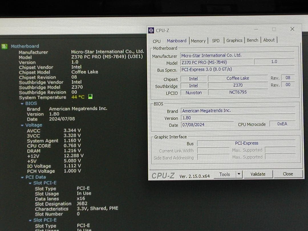 MSI　Z370 PC PRO　LGA1151
