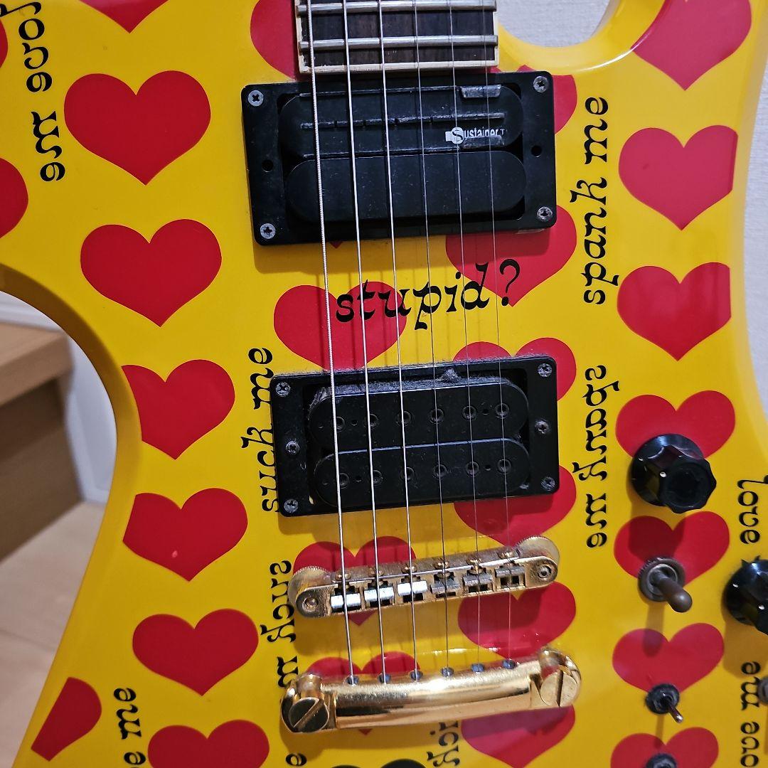 hide イエローハート　ギター　ひだか商品