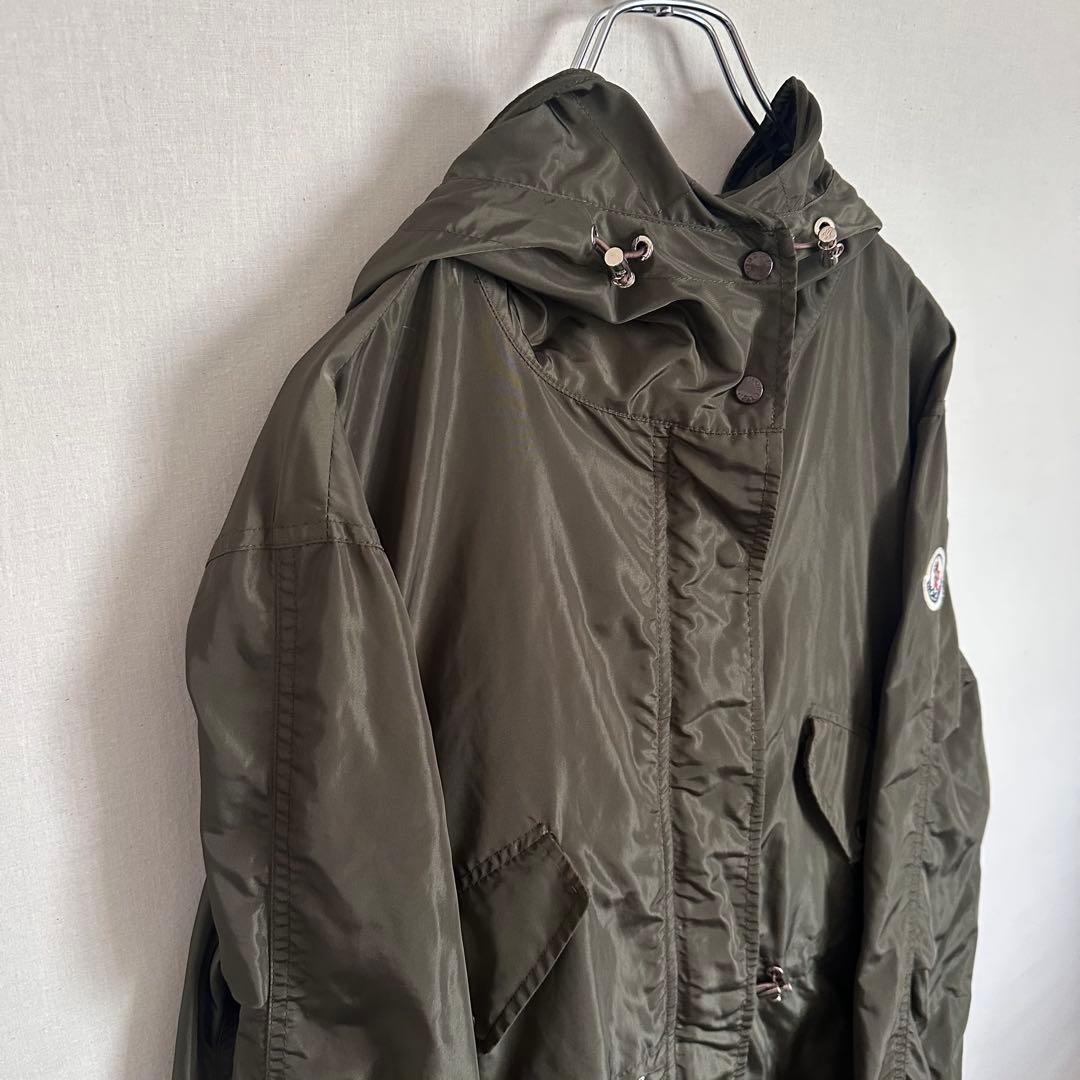 〈 MONCLER 〉Nylon Long Hooded Spring