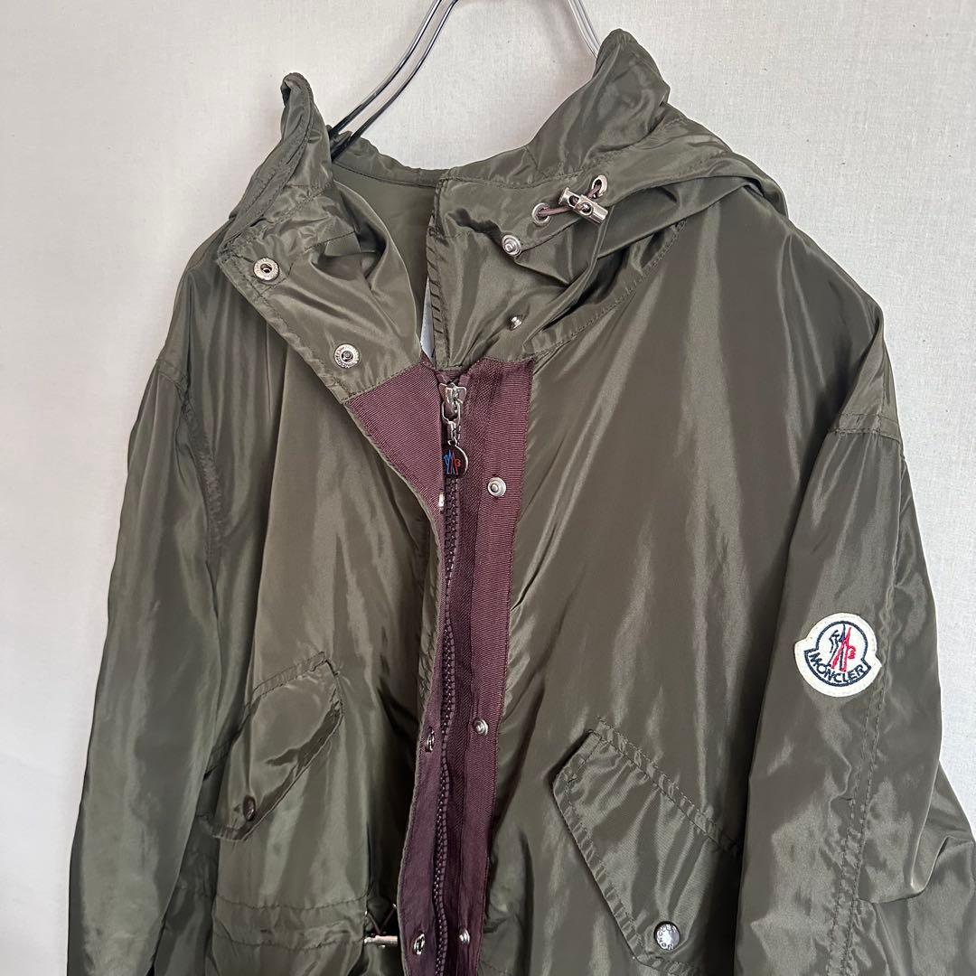 〈 MONCLER 〉Nylon Long Hooded Spring