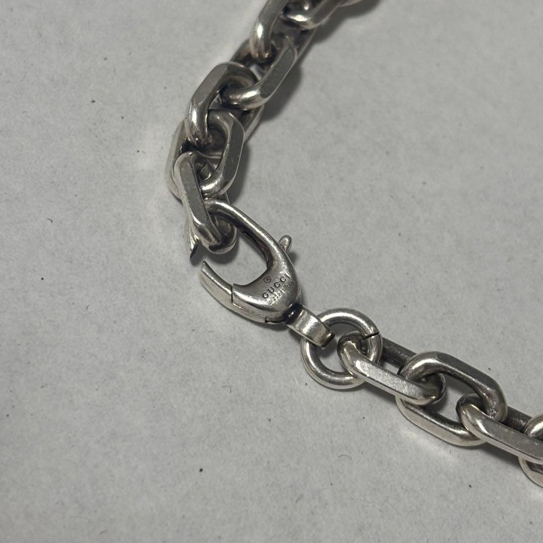 Gucci シルバーリンクチェーンブレスレット