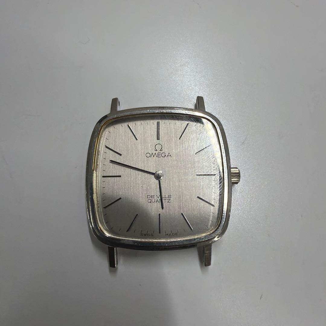 OMEGA クォーツ 時計 シルバー