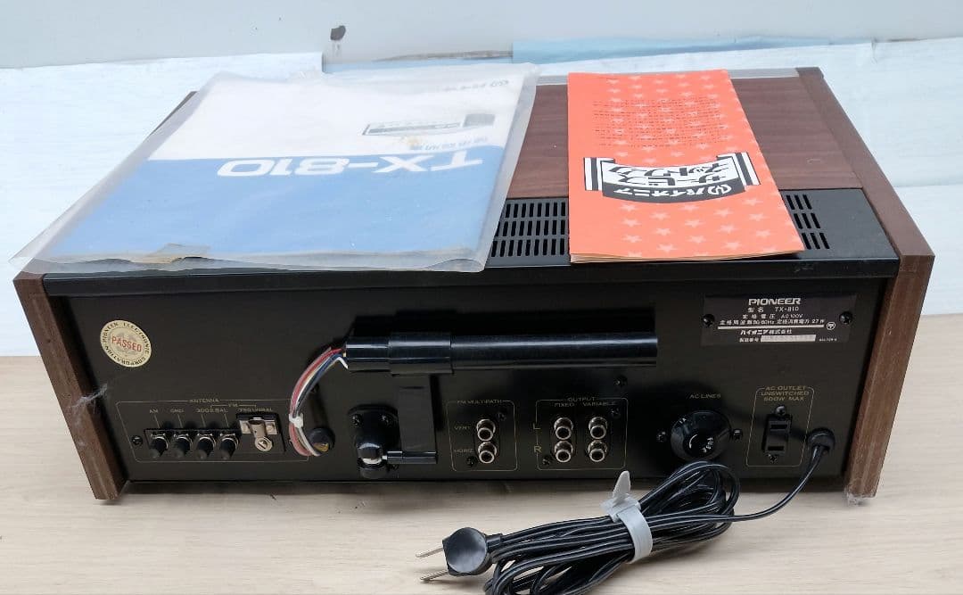 パイオニ　ステレオ　チューナーTX-810新品未使用(よ30)