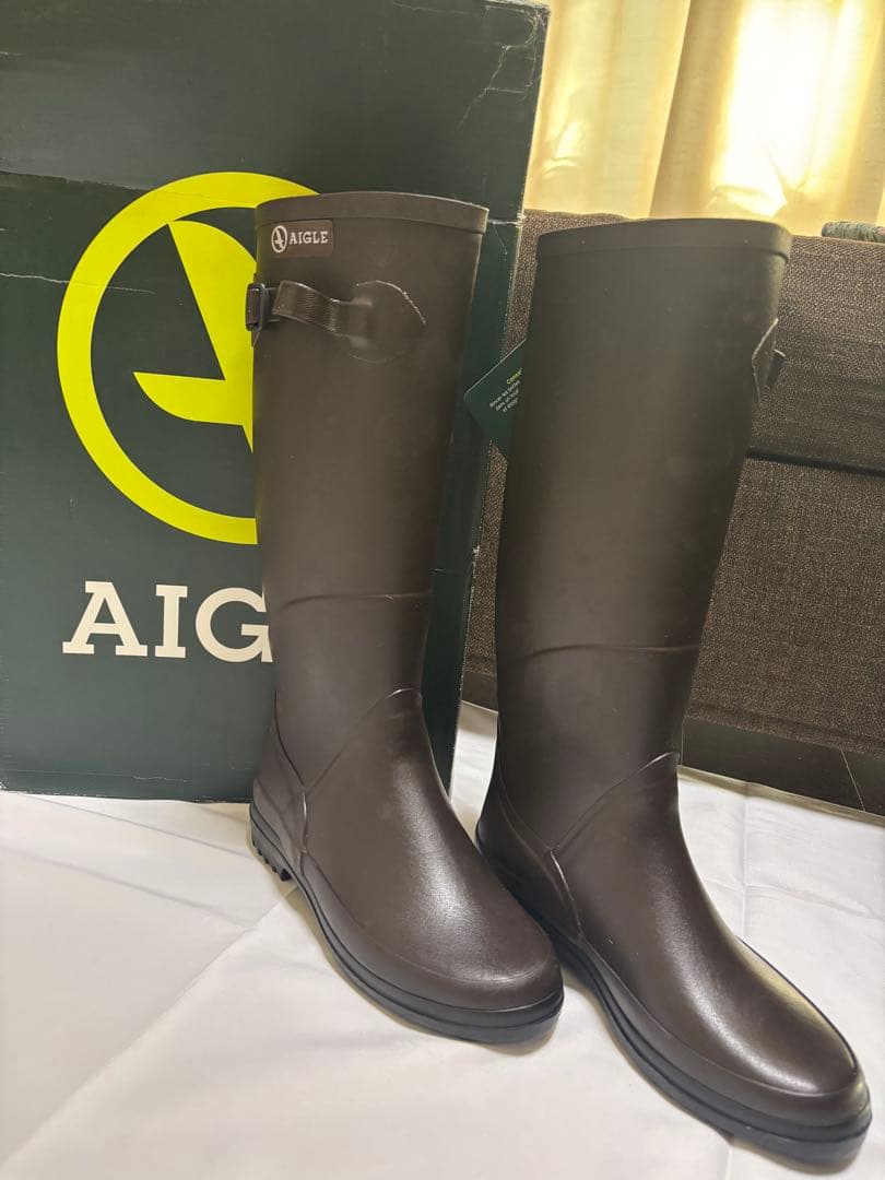 新品未使用　AIGLE CHANTEBELLE JP レインブーツ　35