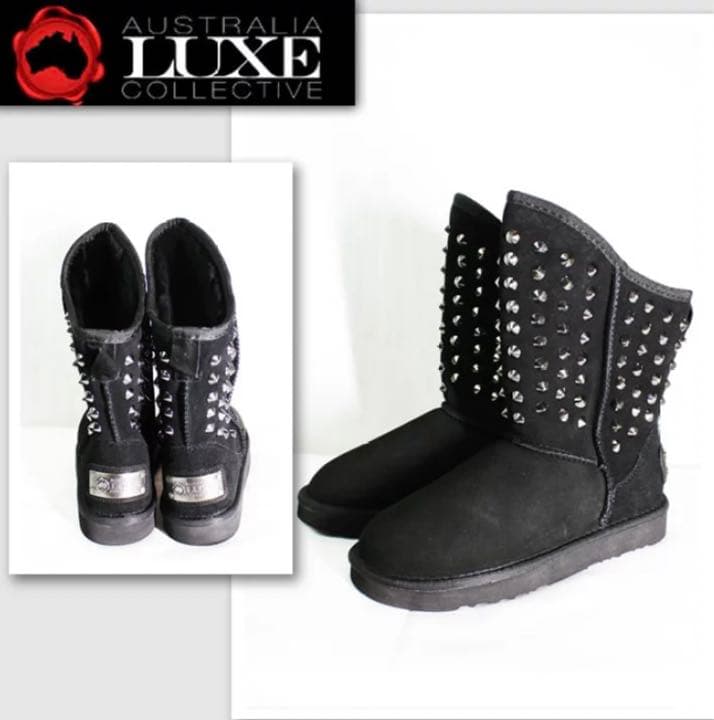 LAセレブ着用　ピストル シープスキンブーツ　24cm