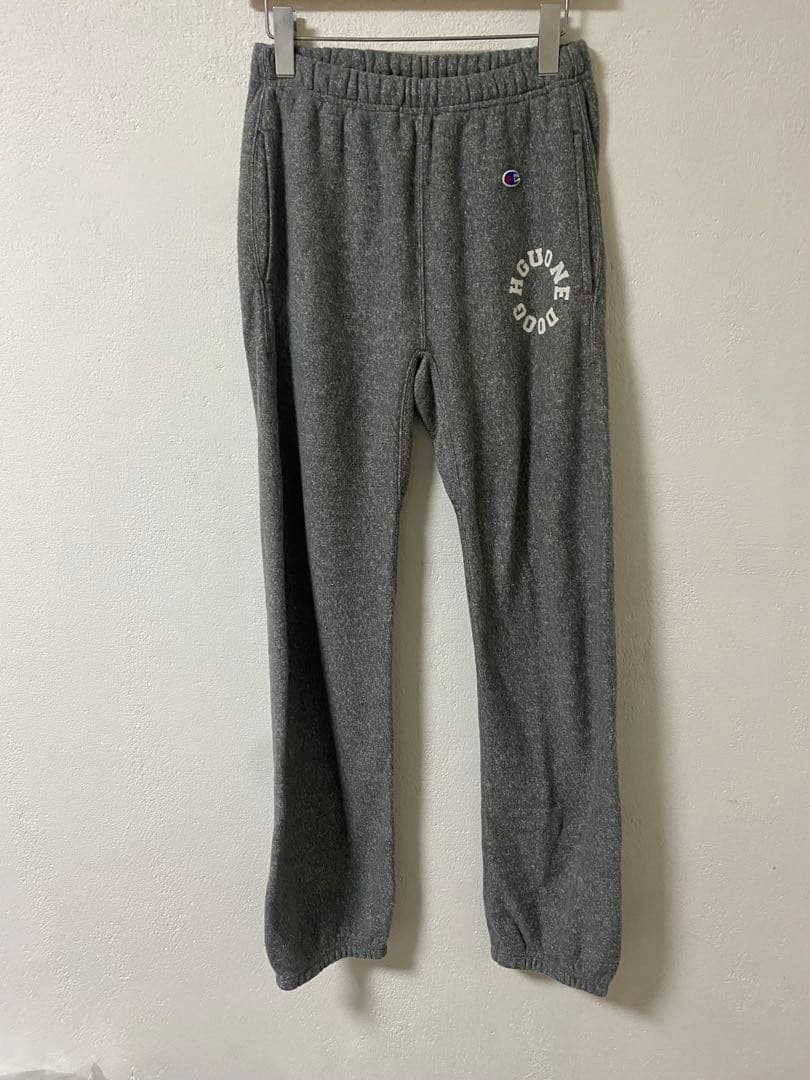 グッドイナフ×チャンピオン/リヴァースウィーブ霜降りグレーセットアップ　M