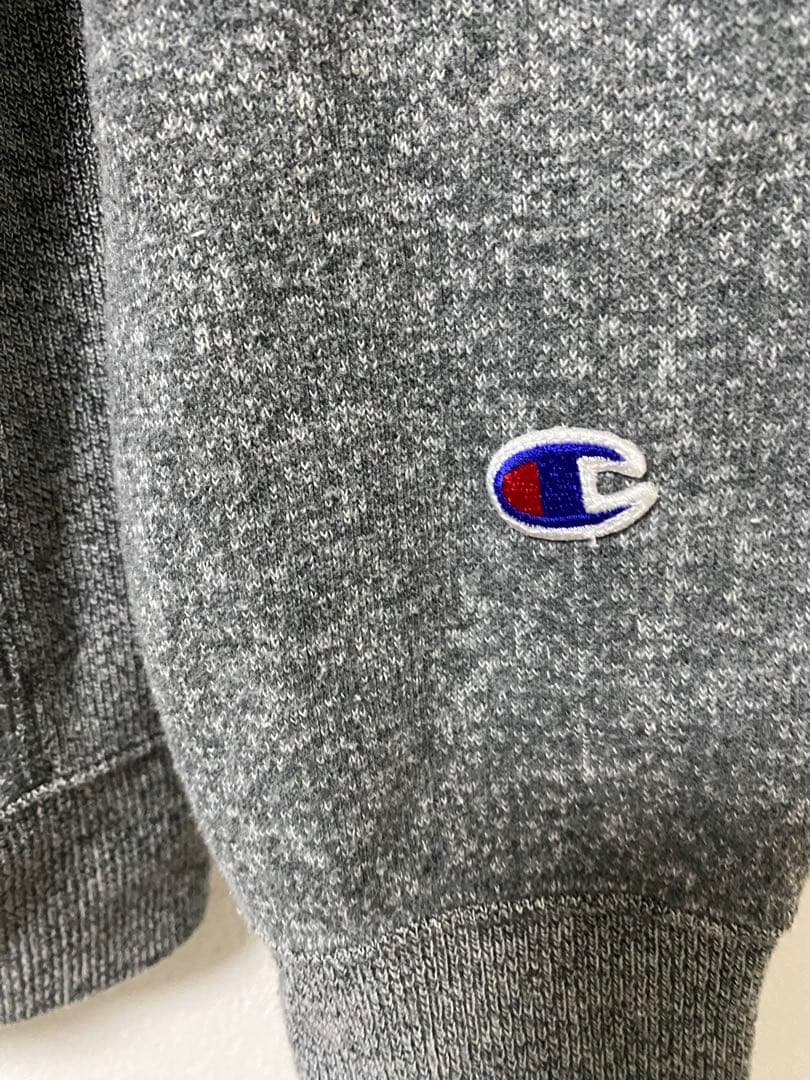 グッドイナフ×チャンピオン/リヴァースウィーブ霜降りグレーセットアップ　M
